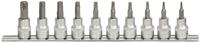 KS Tools 3/8'' Bit-Stecknuss-Satz, VE 2 Stk TORX 10 Teile