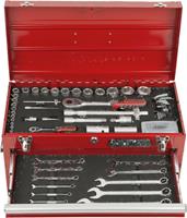 KS Tools 1/4'' + 1/2'' Werkzeug-Satz 100 Teile umschaltbar