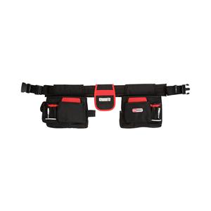kstools KS Tools Professionele gereedschapstas met riem, uniseks, zwart / rood