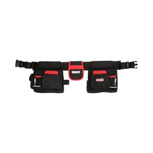 KS Tools Profi-Gürtelwerkzeugtasche Unisex, VE 3 Stk schwarz-rot