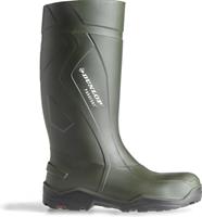 Dunlop UNISEX Gummistiefel Baustiefel Sicherheitsstiefel Purofort+ S5 dunkelgrün