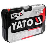 YATO 38-tlg. Werkzeugset Metall schwarz YT-14471 