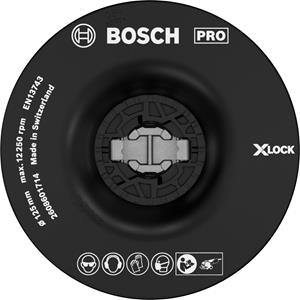 bosch Steunschijf v.fiberschijf Xlock soft 125