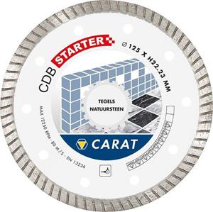 Carat CSMM125300 Diamantzaagblad voor droogzagen - 125x22,23x10mm - Tegels/Natuursteen