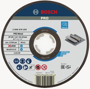 Schruppscheibe X-Lock 125mm Bosch Expert for Metal