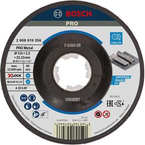 Bosch Trennscheibe X-LOCK Expert for Metal 115mm gekröpft, 115 x 2,5 x 22,23mm