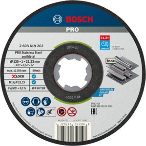 Trennscheibe X-Lock 125mm Bosch Standard for Inox