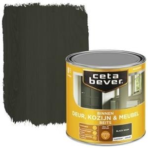 CetaBever binnenbeits deur, kozijn en meubel transparant black wash zijdeglans 250 ml