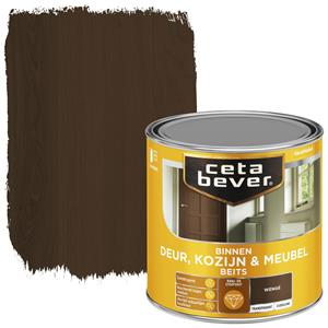 CetaBever binnenbeits deur, kozijn en meubel transparant wenge zijdeglans 250 ml