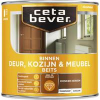CetaBever binnenbeits deur, kozijn en meubel transparant donker kersen zijdeglans 250 ml