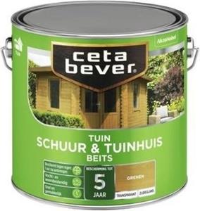 CetaBever tuinbeist schuur & tuinhuis transparant grenen zijdeglans 750 ml