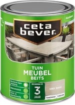 CetaBever tuinmeubelbeits transparant grey wash zijdeglans 750 ml