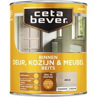 CetaBever binnenbeits deur, kozijn en meubel transparant grijs zijdeglans 750 ml
