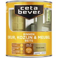 CetaBever binnenbeits deur, kozijn en meubel transparant frans eiken zijdeglans 750 ml