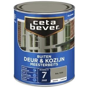 CetaBever meesterbeits deur & kozijn dekkend RAL 7030 steengrijs zijdeglans 750 ml