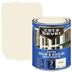 CetaBever meesterbeits deur & kozijn dekkend ivoorwit zijdeglans 750 ml