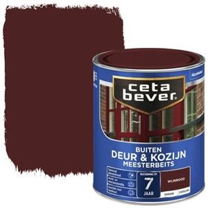 CetaBever meesterbeits deur & kozijn dekkend wijnrood zijdeglans 750 ml