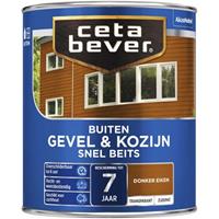 CetaBever snel beits gevel & kozijn transparant donker eiken zijdemat 750 ml