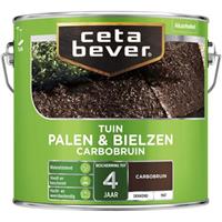 CetaBever tuinbeits palen & bielzen carbobruin mat 2,5 l