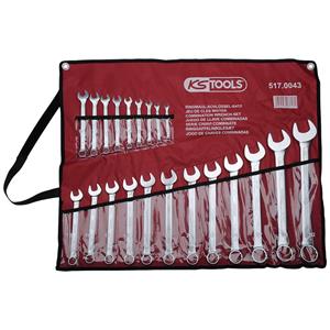 KS Tools Combisleutel set met opbergtas (21 stuks 6-32mm)