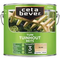 CetaBever tuinhoutbeits transparant blank zijdeglans 2,5 l