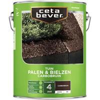 CetaBever tuinbeits palen & bielzen dekkend carbobruin mat 5 l