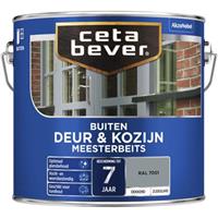 CetaBever meesterbeits deur & kozijn dekkend RAL 7001 zilvergrijs zijdeglans 2,5 l