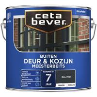 CetaBever meesterbeits deur & kozijn dekkend RAL 7021 zwartgrijs zijdeglans 2,5 l