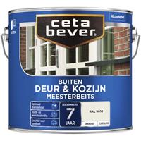 CetaBever meesterbeits deur & kozijn dekkend RAL 9010 gebroken wit zijdeglans 2,5 l