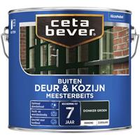 CetaBever meesterbeits deur & kozijn dekkend donkergroen zijdeglans 2,5 l