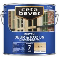 CetaBever meesterbeits deur & kozijn transparant blank zijdeglans 2,5 l