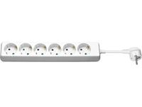 Goobay Stekkerdoos met 6 contacten / wit - 5 meter