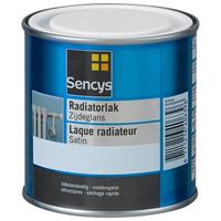 Sencys radiatorverf zijdeglans zilvergrijs 250ml