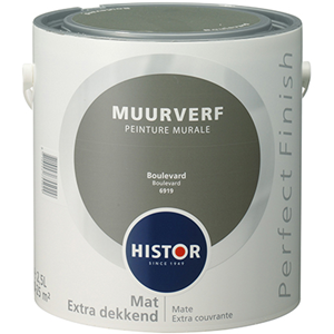 Histor Perfect Finish muurverf mat boulevard 2,5 l