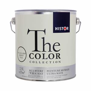 Histor color collection kalkmat 7513 scallop grey 2.5 ltr