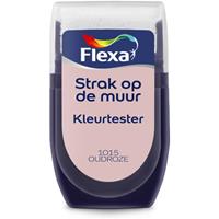 Flexa Strak op de muur Kleurtester Oudroze mat 30ml