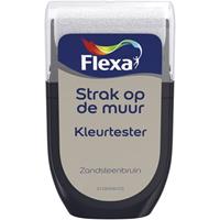 Flexa Strak op de muur Kleurtester Zandsteenbruin mat 30ml