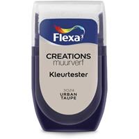 Flexa Creations muurverf Kleurtester Urban Taupe mat 30ml