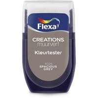 Flexa Creations muurverf Kleurtester Spacious Grey mat 30ml
