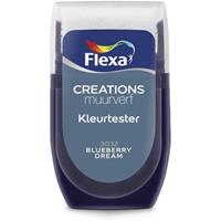 Flexa Creations muurverf Kleurtester Blueberry Green 30ml