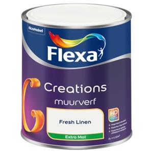 Flexa Creations muurverf extra mat fresh linen 1 l