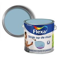 Flexa Strak op de Muur muurverf grijsblauw 2,5 l