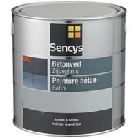 Sencys betonverf lak zijdeglans donkergrijs 2,5L