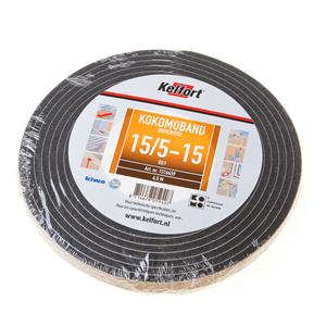 Kokomoband zwart 4.5m 15/5-15mm kiwa
