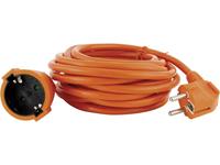 Schutzkontakt-Verlängerung REV, 25 m, orange