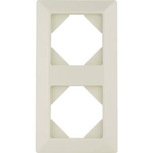 rev 2fach Rahmen Creme-Weiß 0236820204