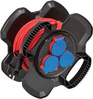 Brennenstuhl Gummi-KH 1169717100 10-Metre Compact Outdoor Cable Reel