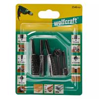 Wolfcraft 5-tlg. Raspel-/Versenkbohrer-Set Stahl 2540000 