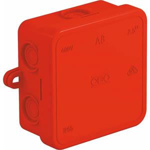 OBO Bettermann A 8 HF RO (10 Stück) - Surface mounted box 75x75mm A 8 HF RO