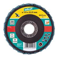 Wolfcraft Lamellenschijf | Met vlies | Fijn | Ø115 x 22mm | 1 stuk - 8423099